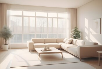 Photo modern style conceptual interior room 3d illustration