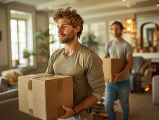 Friends Uniting: Moving Day in a New Apartment
