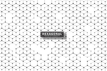 Abstract cube hexagon shape pattern background