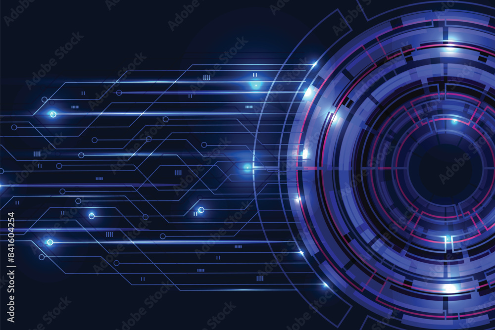 Poster technology background hi-tech communication concept innovation abstract background