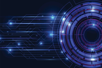 Technology background Hi-tech communication concept innovation abstract background