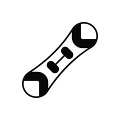 Snowboard vector icon