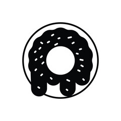 Doughnut vector icon