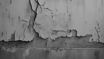 Obraz premium Immerse yourself in the enigmatic allure of this black old wall design, featuring a dark abstract pattern. The vintage texture and gothic elements create a sophisticated and mysterious backdrop