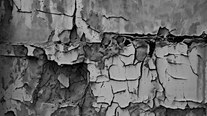 Obraz premium Immerse yourself in the enigmatic allure of this black old wall design, featuring a dark abstract pattern. The vintage texture and gothic elements create a sophisticated and mysterious backdrop