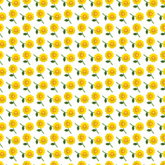 flower cute pattern seamles Free Vector