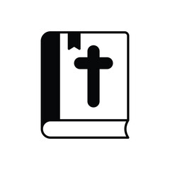 Fototapeta premium Bible vector icon