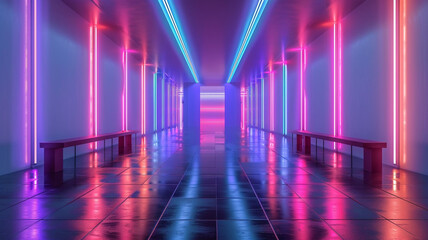 Fototapeta premium Moderner Hausflur