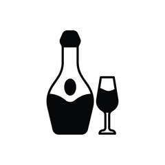 Vodka vector icon