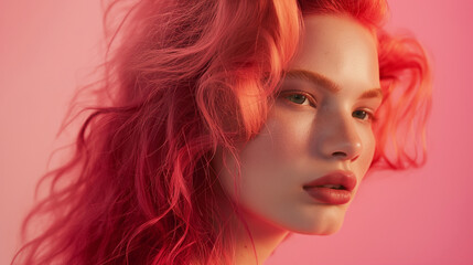 Fototapeta premium The latest trends in hair care and styling