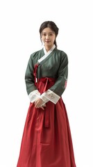 Fototapeta premium Woman in Korean Traditional Dress