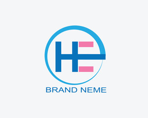 creative letter logo simple design SA