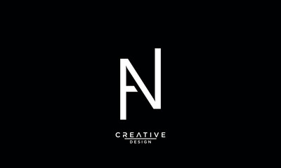 AN, NA, A, N, Abstract Letters Logo Monogram