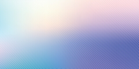 Pastel tint gradient background with wavy lines texture, vector ilustration.