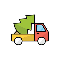 Truck vector icon