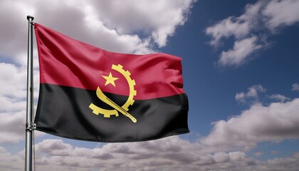 The Flag Of Angola