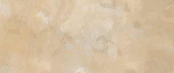 Watercolor vector art background on old paper with brushstrokes for cards, flyers, poster, cover design, invitation. Aged watercolor texture wallpaper. Vintage abstract backdrop.
