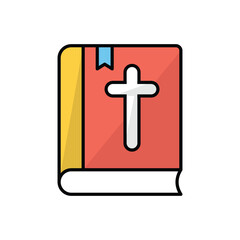 Fototapeta premium Bible vector icon