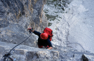 Via Ferrata Piazetta Klettersteig an der Sella, Südtirol, Italien - Tour -99
