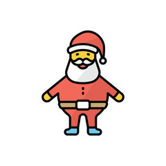 Santa Claus vector icon