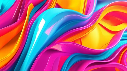 Vivid abstract wallpaper pop art background that create the effect of modern art