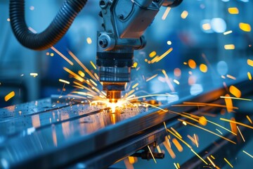 Laser Cutting Machine in Action