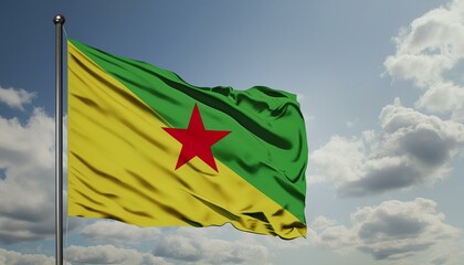 The Flag Of French Guiana