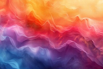 Vibrant Abstract Layers