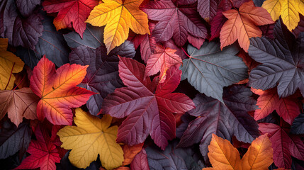 Fototapeta premium Seasonal themes like autumn leaves.