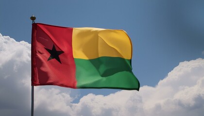 The Flag Of Guinea-Bissau