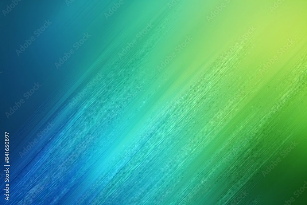 Poster blue and green abstract background with a diagonal composition and a blurry effect, perfect for webs