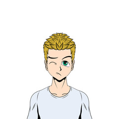 Avatar personnage homme manga