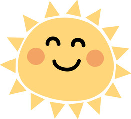 sun cartoon character