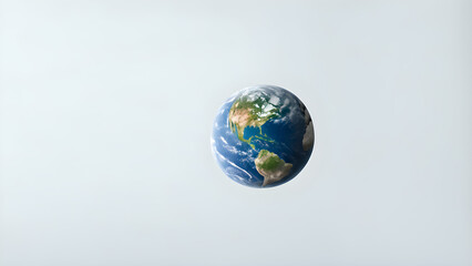Fototapeta premium A green and beautiful Earth that can be used as a graphic image