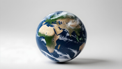 A green and beautiful Earth that can be used as a graphic image