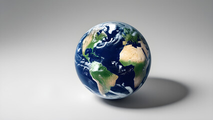 A green and beautiful Earth that can be used as a graphic image