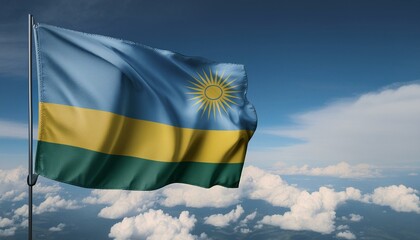 The Flag Of Rwanda
