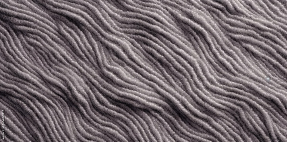 Poster seamless fabric texture with a pattern of wavy lines