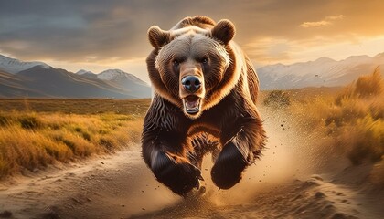 Animals, creatures, wild animals, beautiful creatures, rushing animals, running animals, Generative AI