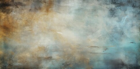 grunge texture photoshop  a painting featuring a textured surface, a paintbrush, and a pencil on a wooden surface