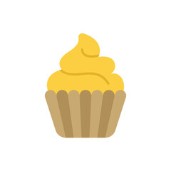 Cupcake vector icon