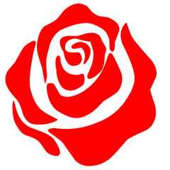 Rose Flower Icon Element 