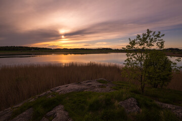The coast of Lake Ladoga