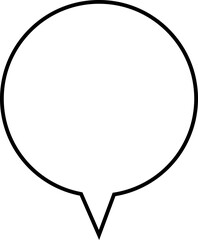 Speech bubble with different shapes. Message box for speaking, talking, thinking, describe and illustration