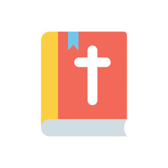 Fototapeta premium Bible vector icon