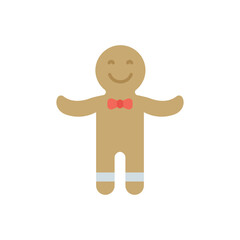 Gingerbread Man vector icon