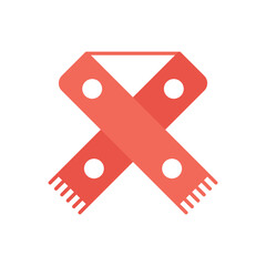 Scarf vector icon