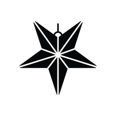 Christmas Star vector icon