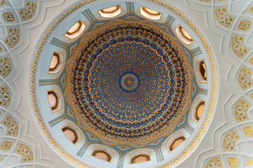 detail of the ceiling of the mosque