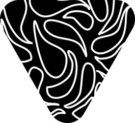 Hand drawn triangle texture